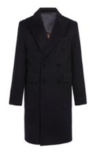 Officine Generale Double-breasted Wool Overcoat