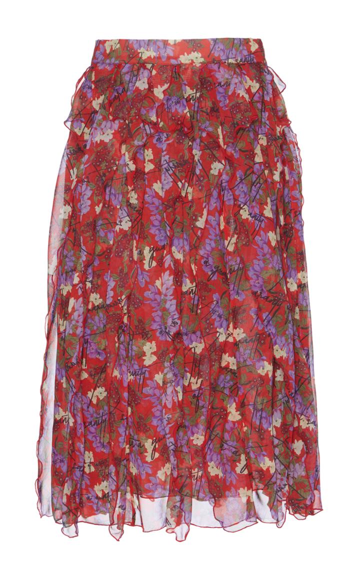 Giuseppe Di Morabito Printed Georgette Skirt