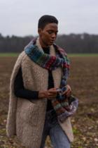 Tuinch Oversized Brushed Cashmere Vest