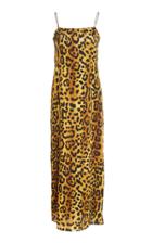 Adam Lippes Jaguar Hammered Silk Cami Dress