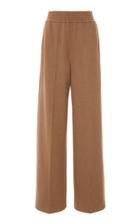 Moda Operandi Agnona Camelhair Jersey Wide-leg Pants