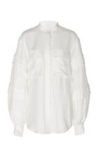 Acler Orwell Pleated Voile Shirt