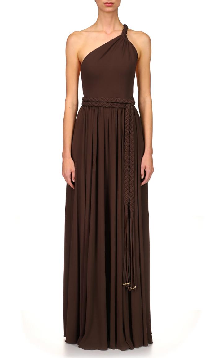 Moda Operandi Michael Kors Collection Braided One-shoulder Gown