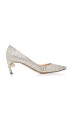Nicholas Kirkwood Exclusive Mira Embellished Glittered Leather Pumps