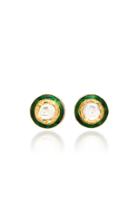 Sanjay Kasliwal 22k Gold Diamond Stud Earrings