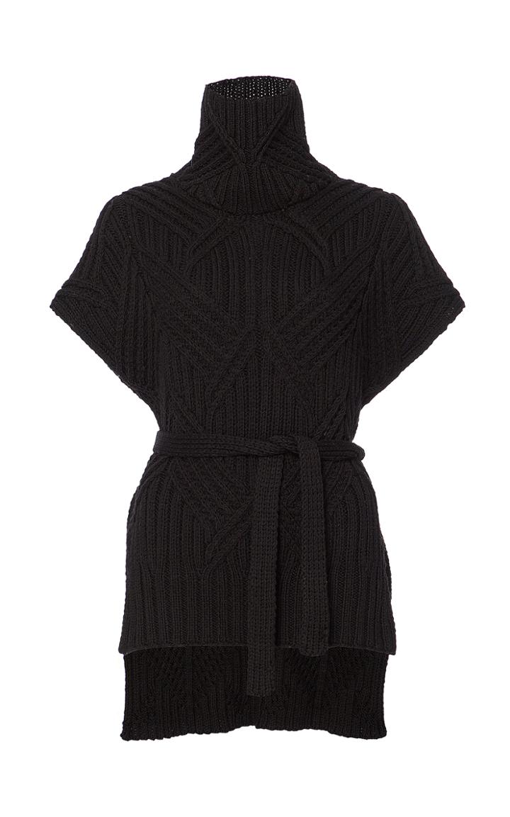 Yeon Sleeveless Cable Knit Yuriko Sweater