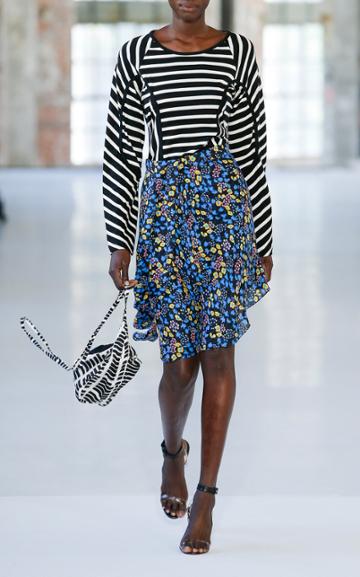 Atlein Asymmetrical Silk Skirt