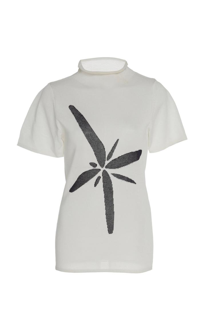 Georgia Alice Floral-print Knit Sweater