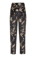 Huishan Zhang Maia Jacquard Straight-leg Trousers