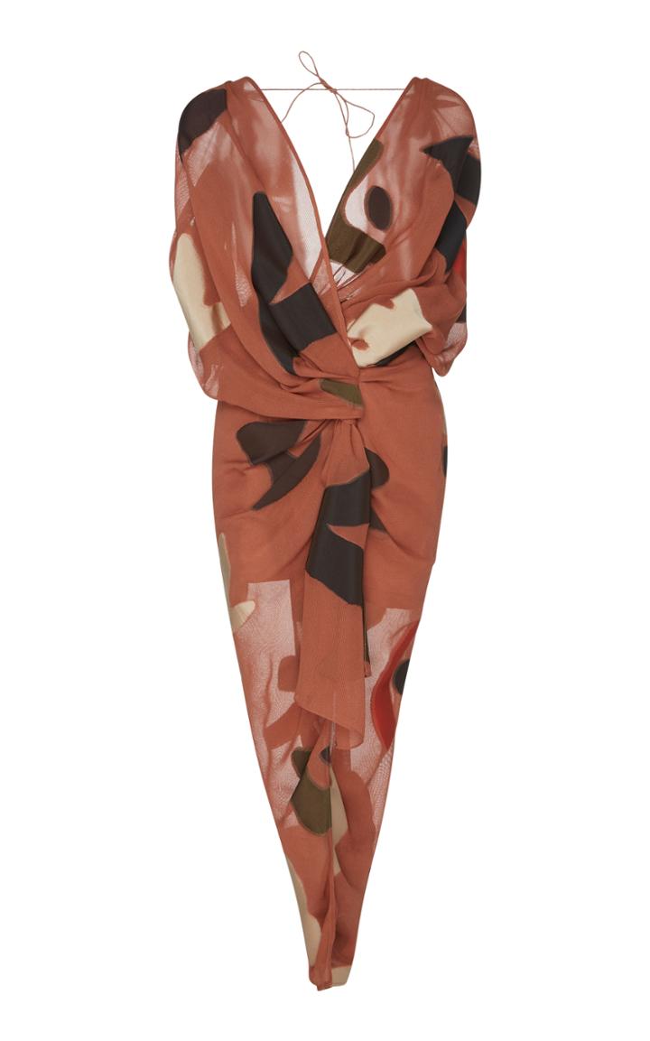 Jacquemus Twist Front Draped Dress