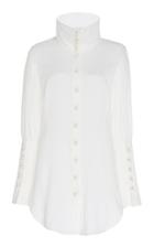 Andrew Gn Asymmetric Silk Top