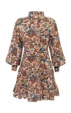 Anna Mason Vita Liberty Woolf Print Mini Dress