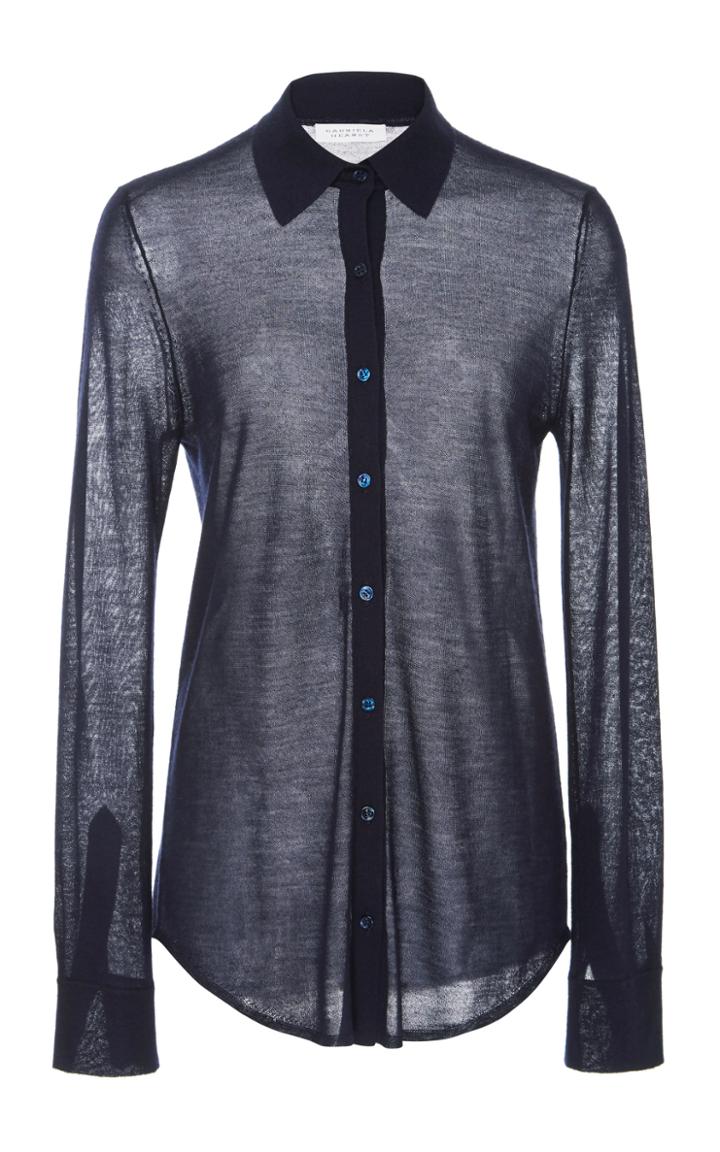 Gabriela Hearst Jones Cashmere Blouse
