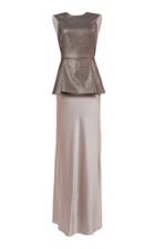 Lake Studio Peplum Maxi Dress