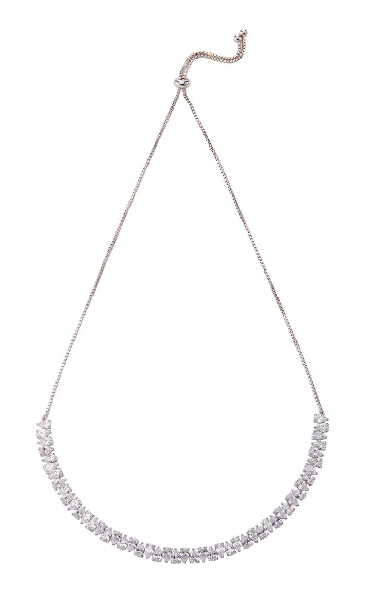 Fallon Monarch Jagged Edge Pear Choker
