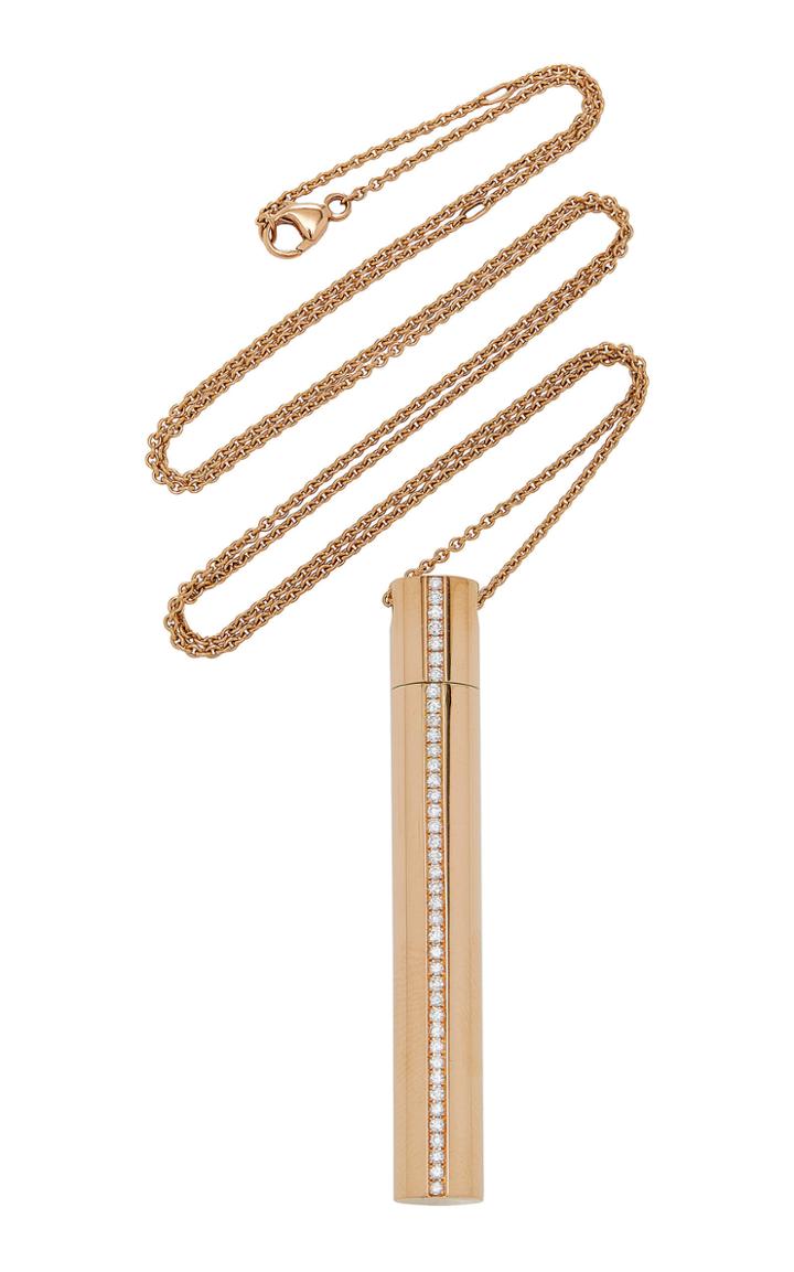 Diane Kordas Cylindrical Amulette Necklace