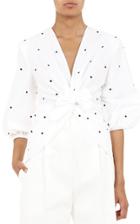 Moda Operandi Philosophy Di Lorenzo Serafini Embellished Poplin Blouse