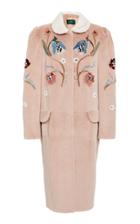Alena Akhmadullina Floral Intarsia Mink Fur Coat