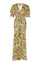 Rixo London Drew Floral Midi Dress