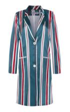 Adriana Iglesias Boyfriend Silk Coat