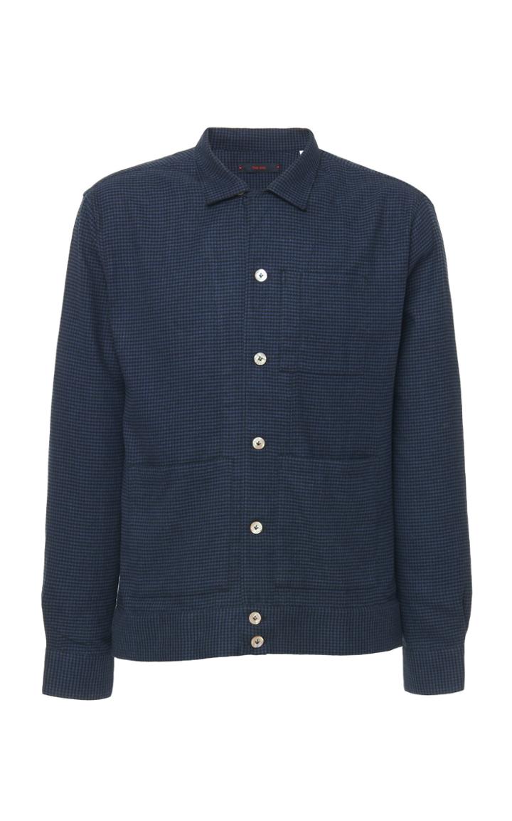 The Gigi Bell Cotton-seersucker Shirt Size: S