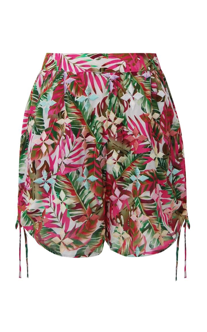 All Things Mochi Lucy Tropical Print Shorts