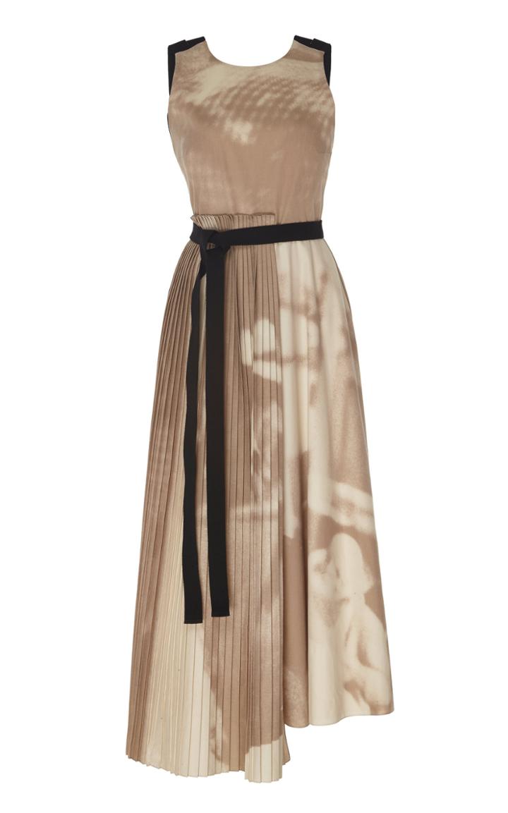 Moda Operandi Roksanda Calixa Asymmetric Pleated Maxi Dress Size: 10