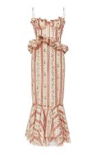 Brock Collection Ophelie Floral Taffeta Dress