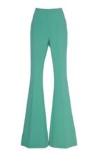 Moda Operandi Christian Siriano Flared High-waisted Jersey Pants Size: 2