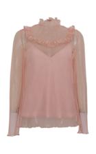 Baum Und Pferdgarten Meg Ruffled Point D'esprit Blouse