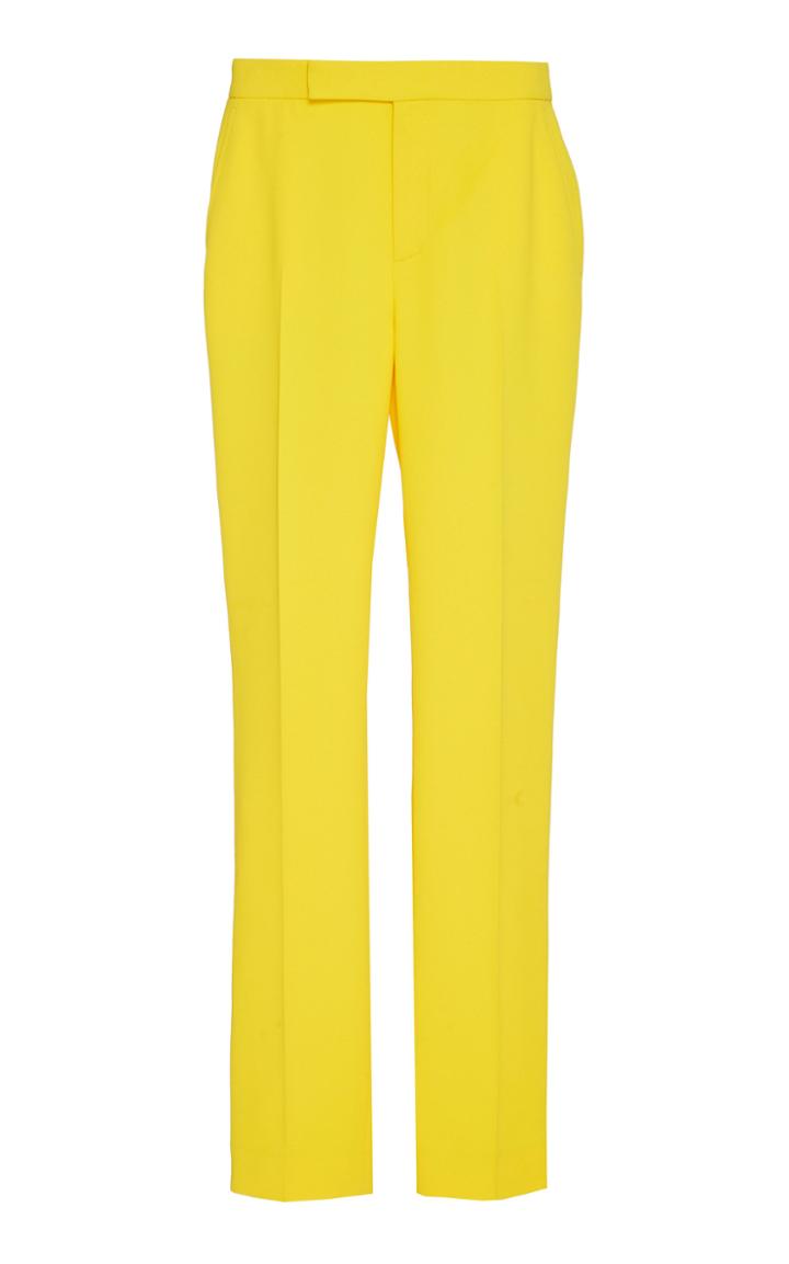 Ralph Lauren Seth Crepe Cropped Straight-leg Pant