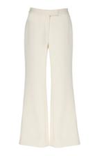 Marina Moscone Cotton-blend Wide-leg Pants