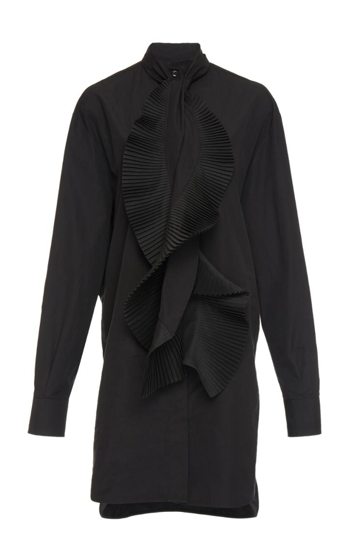 Givenchy Scarf Neck Silk Georgette Shirt
