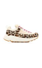 Diemme Monte Grappa Suede And Leopard-print Calf Hair Sneakers