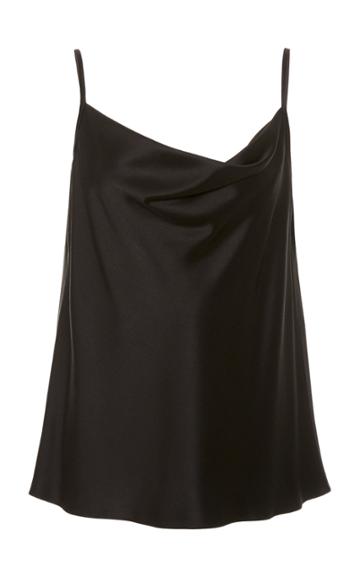 Mi Jong Lee Drape Neck Silk Camisole