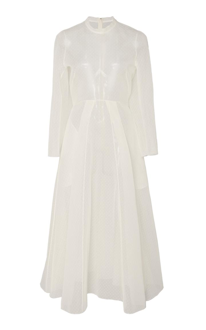 Brock Collection Penelope Sheer Dotted Tulle Dress