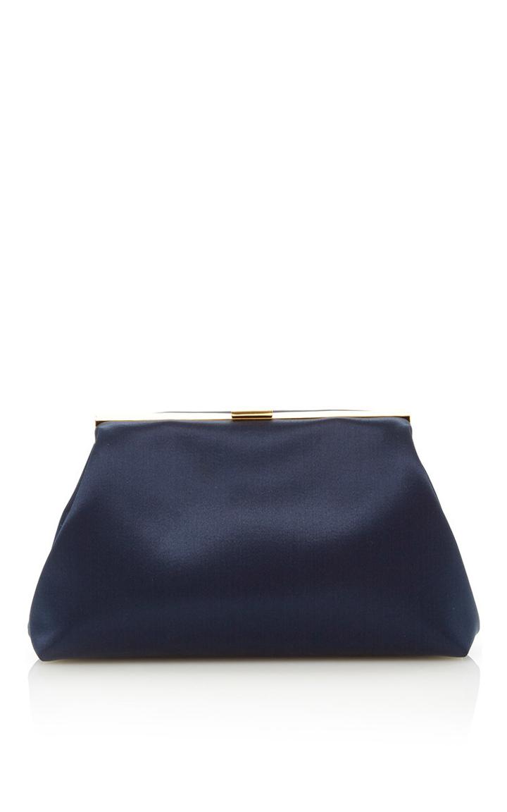 Mansur Gavriel Silk Mini Volume Clutch
