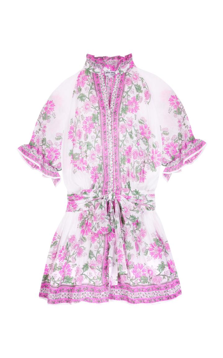 Moda Operandi Juliet Dunn Blouson Dress With Rose Print