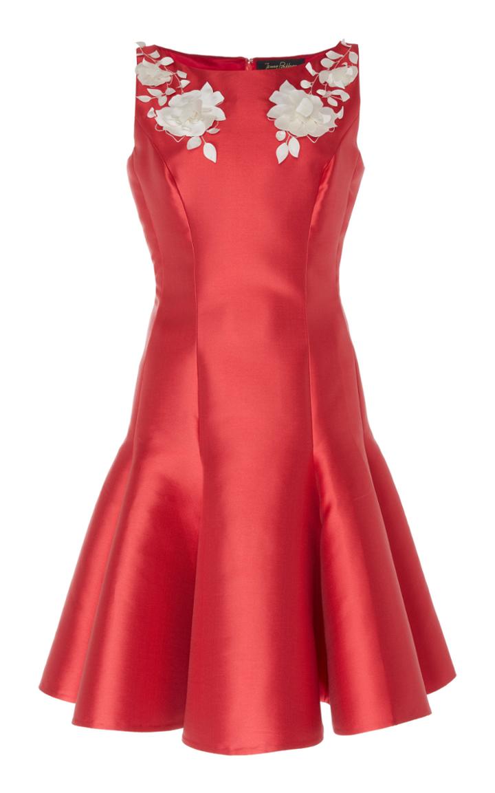Jenny Packham Posey Silk Fit-and-flare Dress