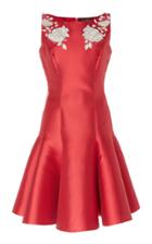 Jenny Packham Posey Silk Fit-and-flare Dress