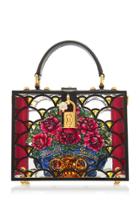 Dolce & Gabbana Dolce Box Floral-print Plexi Bag