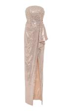 Moda Operandi Pamella Roland Strapless Sequin-detailed Gown Size: 2