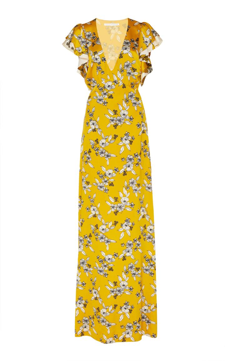 Veronica Beard Padma Floral-print Silk-blend Dress