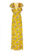 Veronica Beard Padma Floral-print Silk-blend Dress