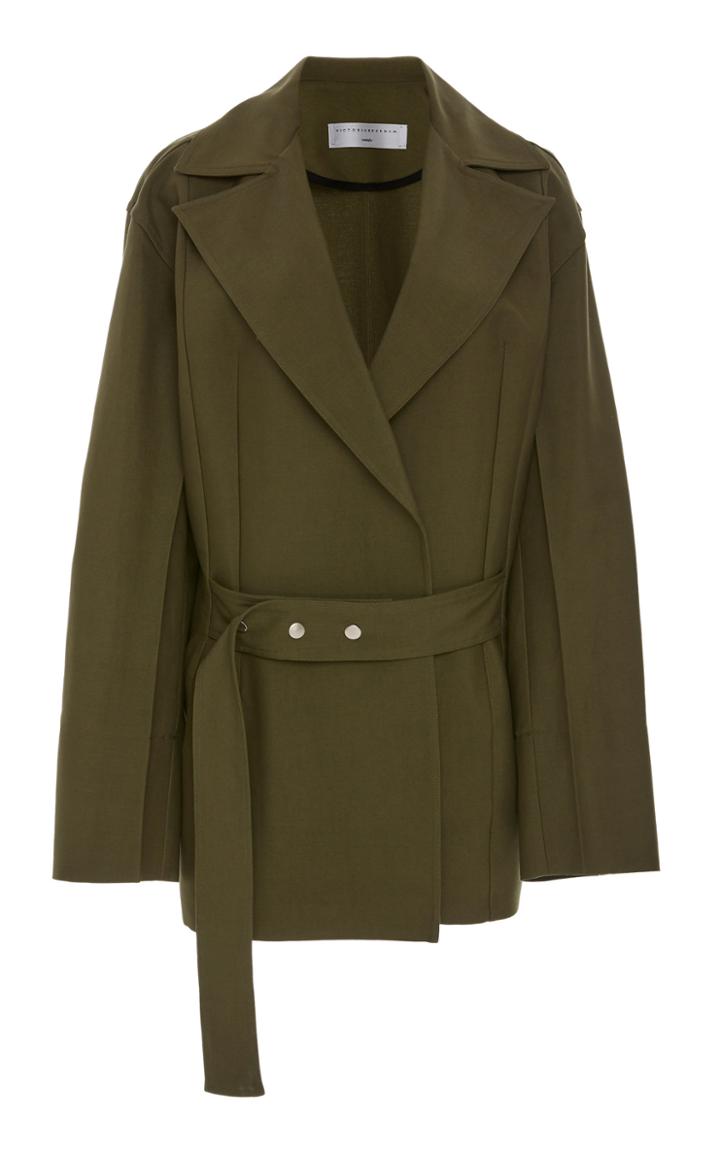 Victoria Beckham Belted Saharienne Jacket