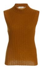 Vince Ribbed Cashmere Tank Top