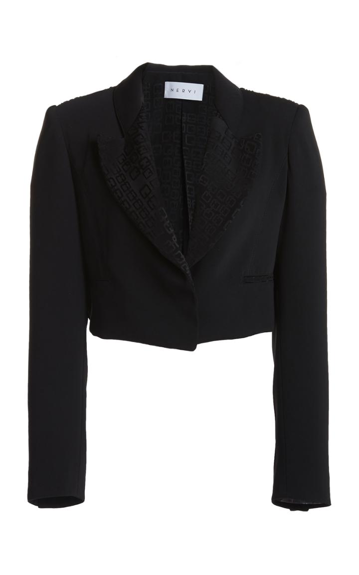 Moda Operandi Nervi Anija Silk Jacquard Jacket