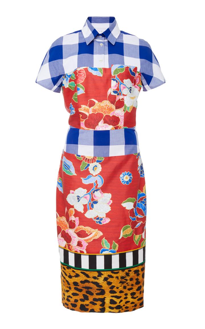 Stella Jean Picnic Combo Pencil Dress