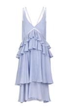 Lala Berlin Casper Ruffle Midi Dress