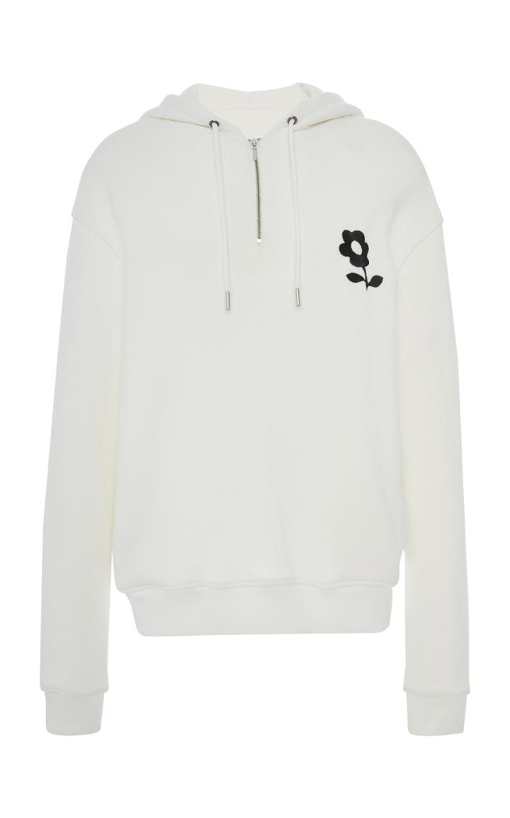 Alexachung Embroidered Cotton Hoodie